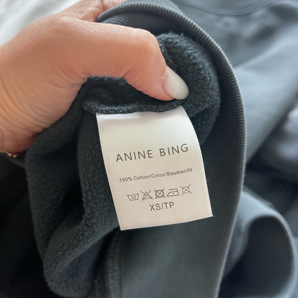 Anine Bing print logo crewneck sweatshirt - Picture 6 of 7